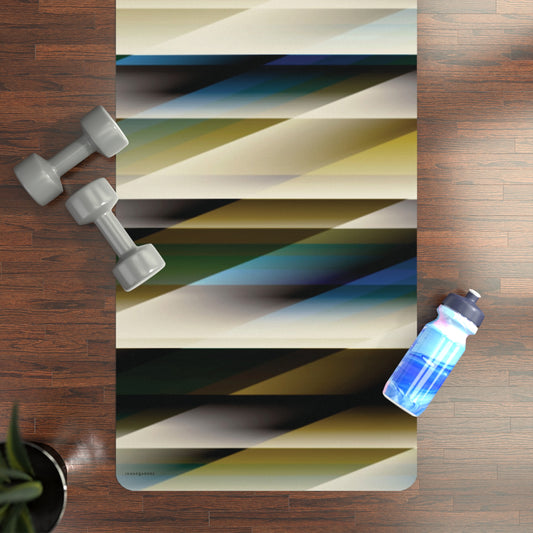 Rubber Yoga Mat "DESERT SANDS"  Jhane Barnes custom design