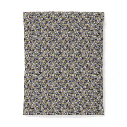 Cotton Duvet Cover "LATTICE" col. Moss Behaving