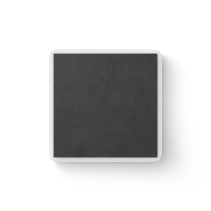 Porcelain Magnet, Square "MEZZO" col Moss