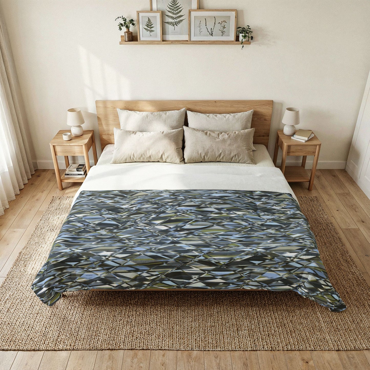 Cotton Comforter "THAT'S A WRAP" col. Slate Brigade