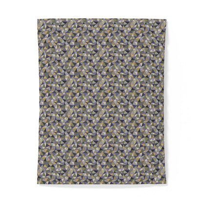 Cotton Duvet Cover "LATTICE" col. Moss Behaving