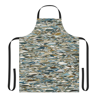 Apron, Jhane Barnes design "THAT'S A WRAP" col. Mint Chocolate