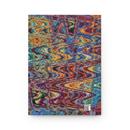 Hardcover Journal Notebook "RAINYDAY WAVE"