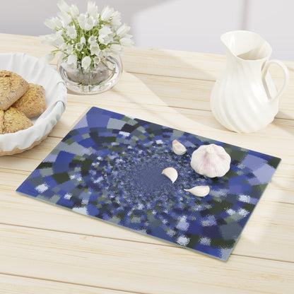 Cutting Board - Serving Board  "SCHATT"  col. Cobalt Blue
