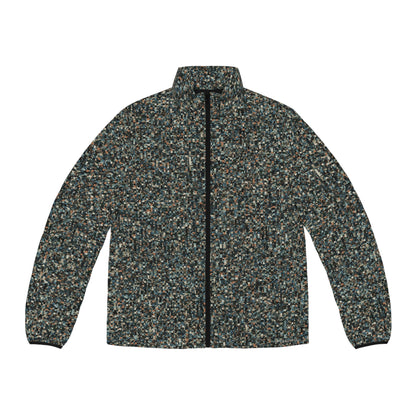 Men's Puffer Jacket "CAMOU-SCHATT" col-3, Jhane Barnes custom design