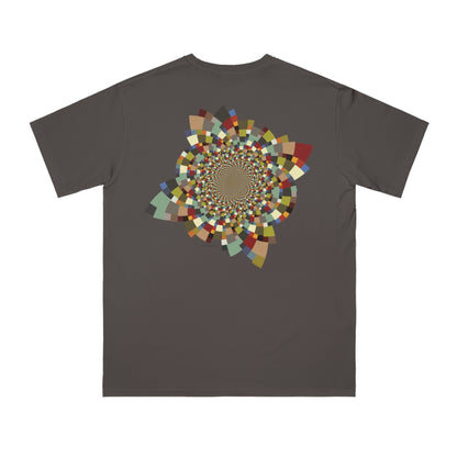 Organic Unisex Classic T-Shirt with Vibrant Schatt Pattern (multiple colors)