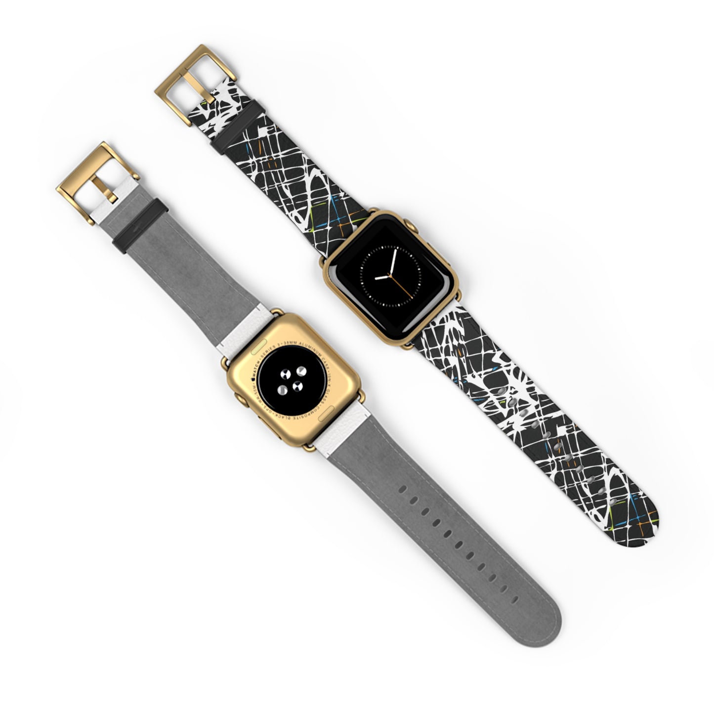 Vibrant Watch Band "SCRIBBLE" Sport Strap for Fitness Lovers