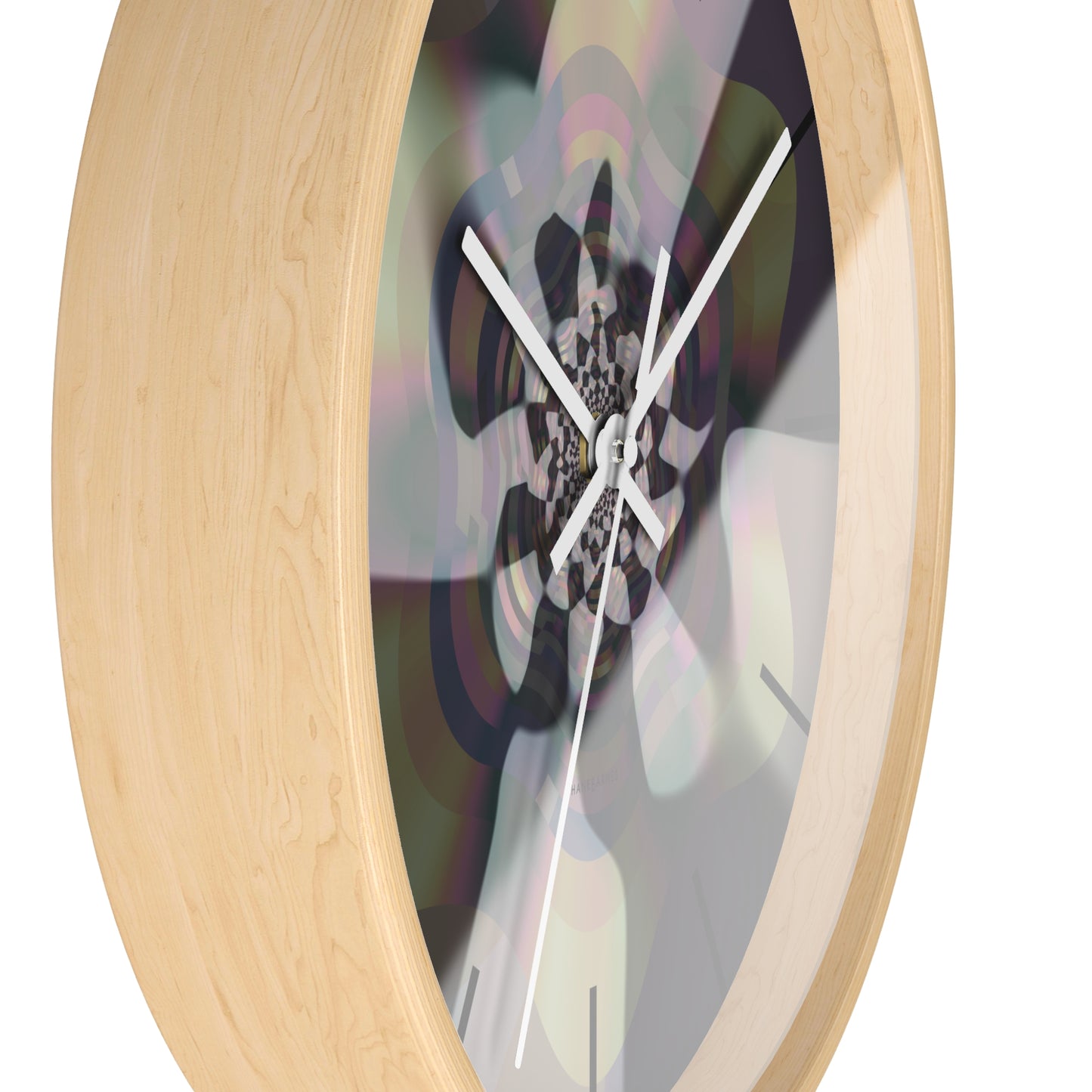 "TRIPPED SYMMETRY" JB custom designed Wall Clock