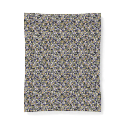 Cotton Comforter "LATTICE" col. Moss Behaving