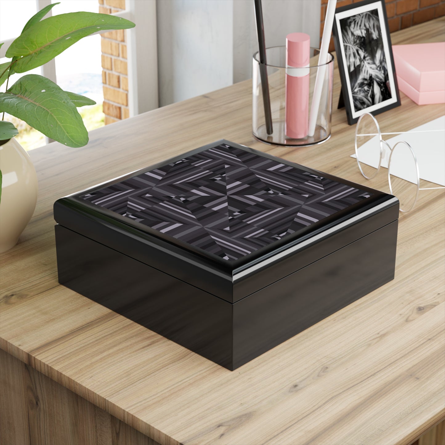 Jewelry Box "ANGLES" col Ebony