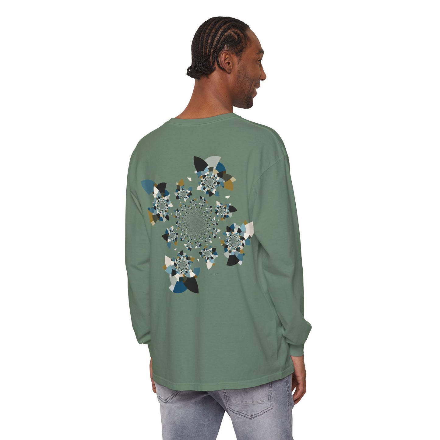 Unisex Long Sleeve T-Shirt "FLORAHEDRON" Perfect for Casual Comfort and Unique Style