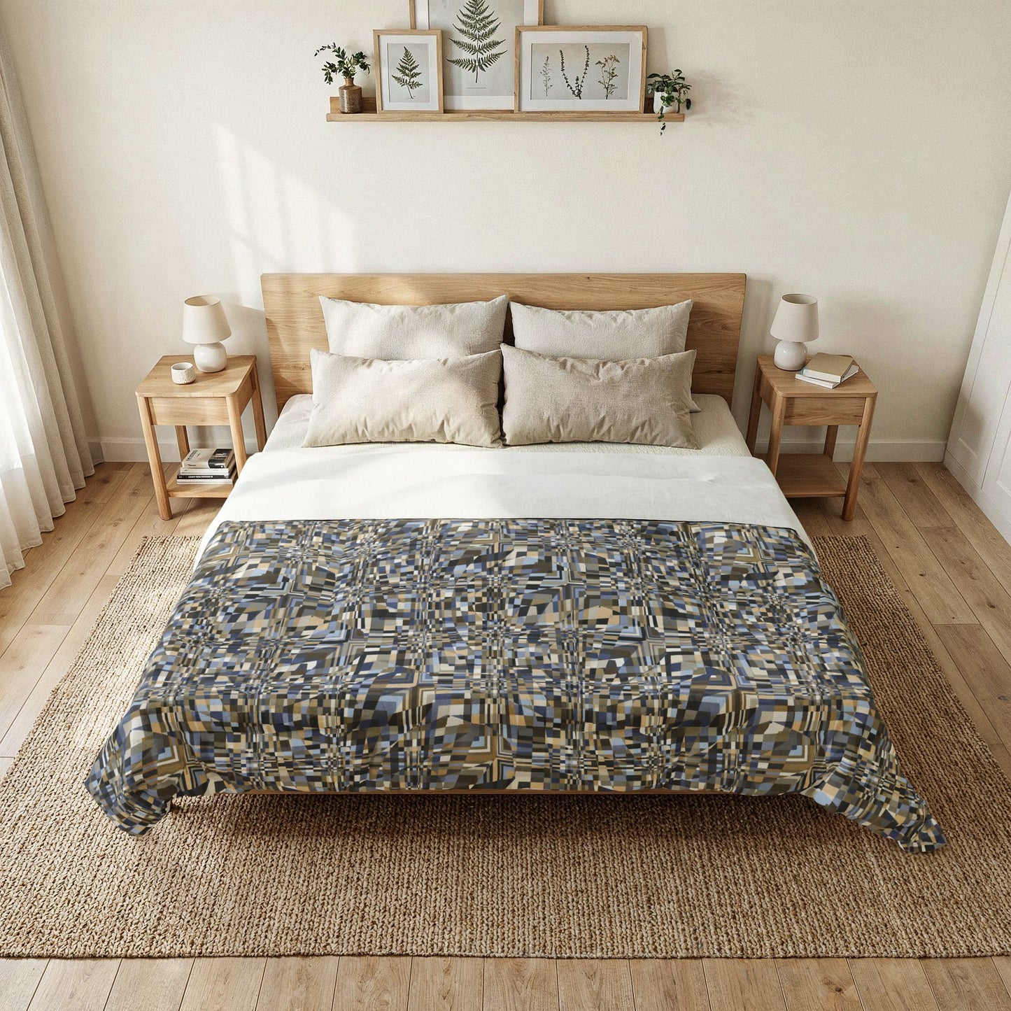 Cotton Comforter "QUAD" col. Neutral