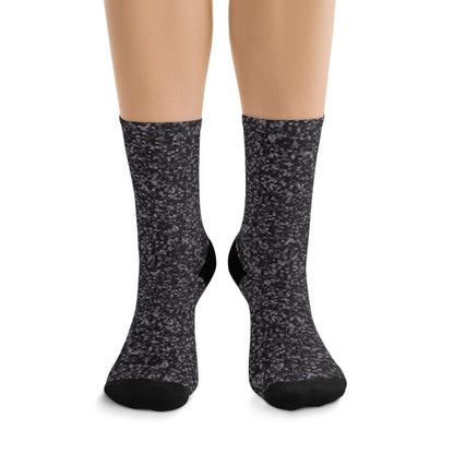 Unisex Printed Socks  "SCHATT" col. Shadowplay, Jhane Barnes custom design