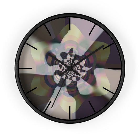 "TRIPPED SYMMETRY" JB custom designed Wall Clock