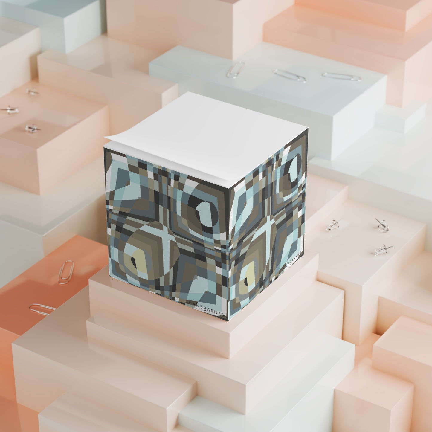 Note Cube "QUAD" col. Mint Chocolate