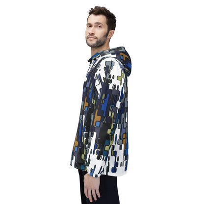 Windbreaker Jacket "CIRCUIT" col. Blue Jeans