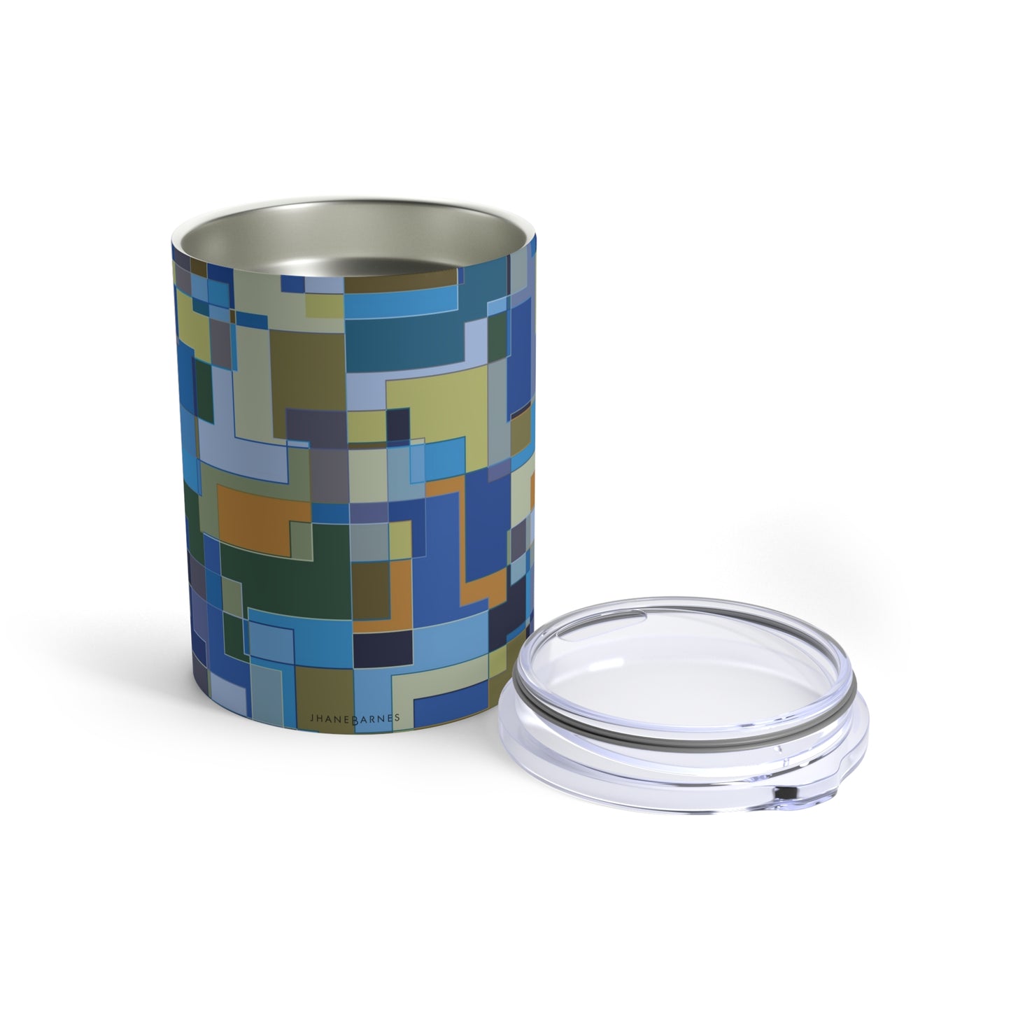 "POLYOMINOES" Tumbler 10oz., col Blue Jeans