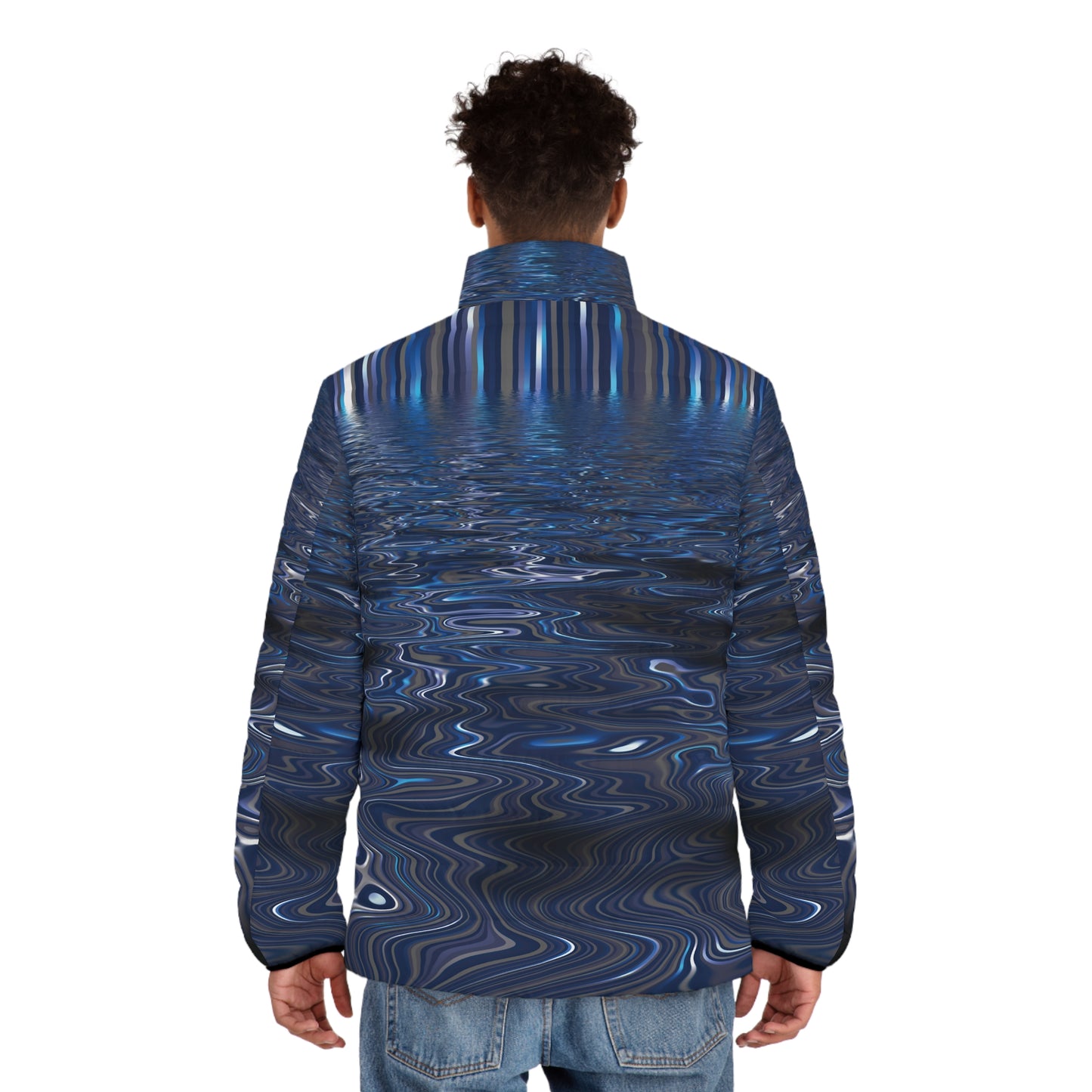 Men's Puffer Jacket "LEVEE" Jhane Barnes custom design