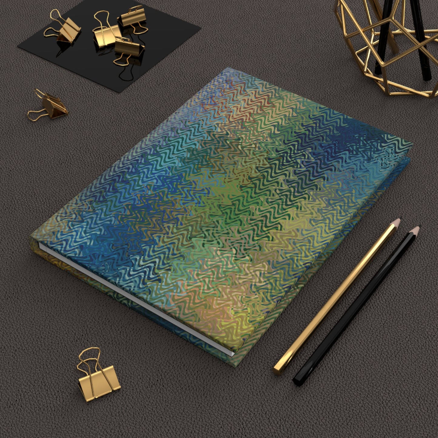 Hardcover Journal Notebook "WAVY WEAVE"