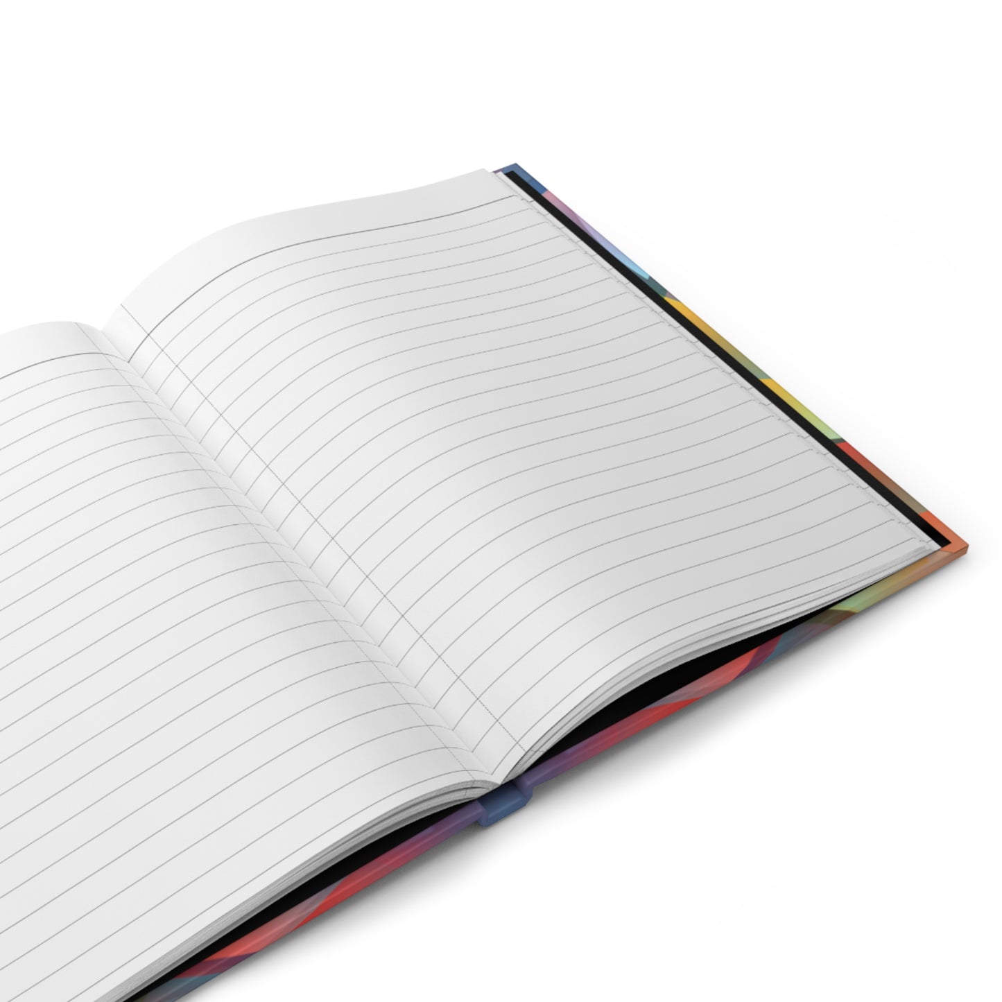 Hardcover Journal Notebook "RAINBOW FLOWER"