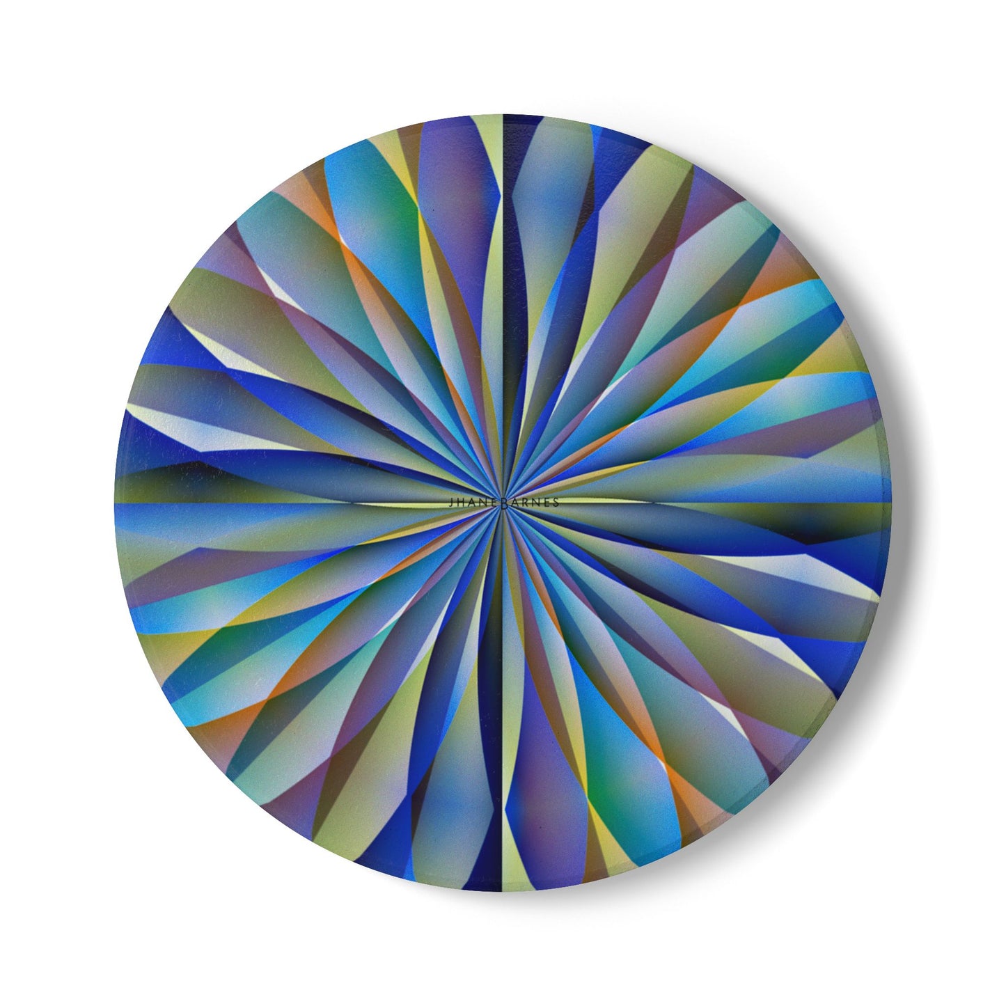 Ceramic Coaster "DIAMOND FLOWER"