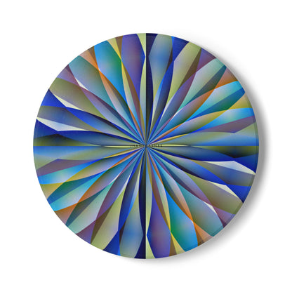 Ceramic Coaster "DIAMOND FLOWER"