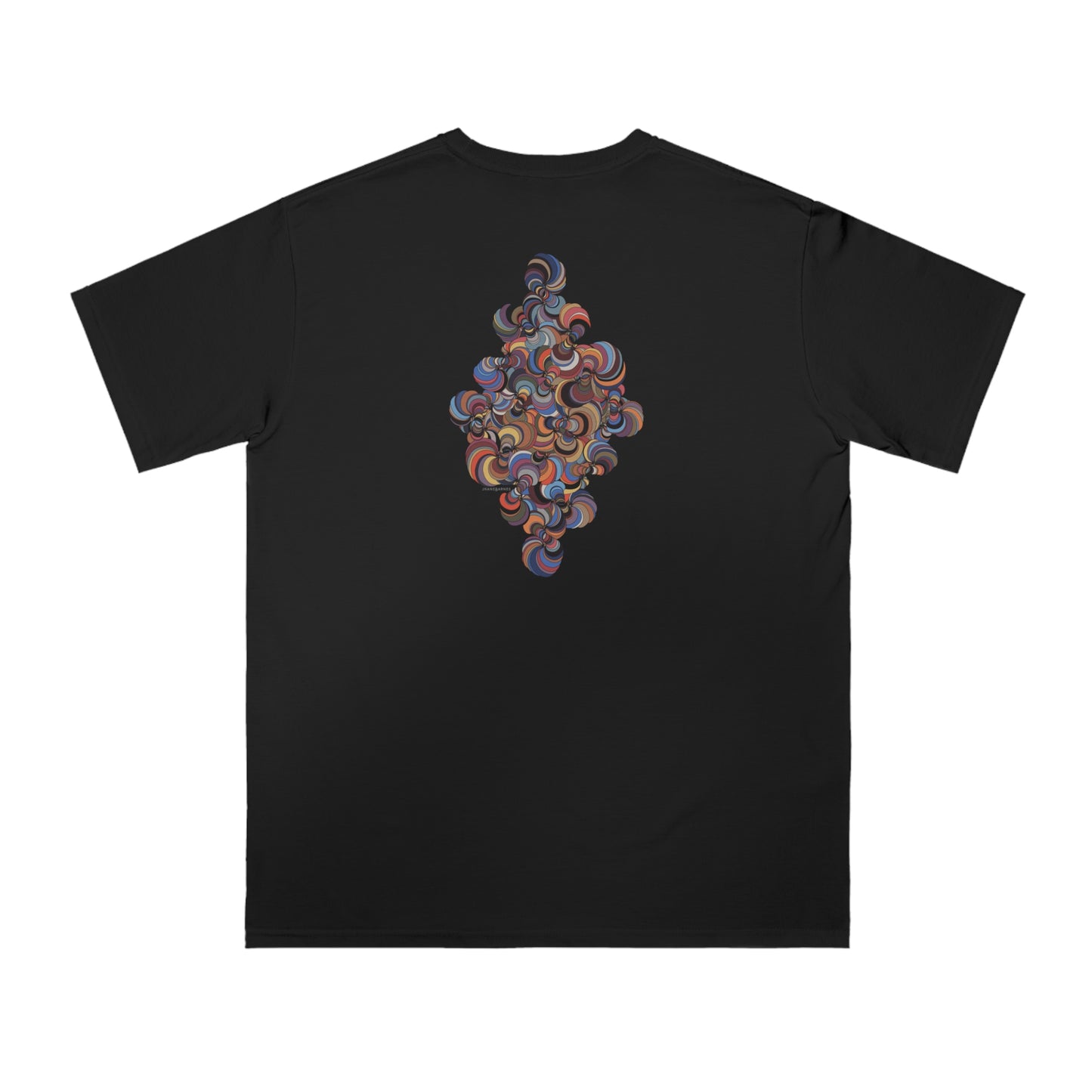 Organic Unisex Classic T-Shirt with Vibrant Fractal Medallion Pattern