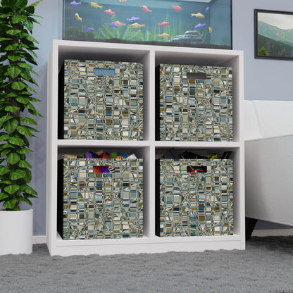 Felt Storage Box "GRIDWRAP" Mint Chocolate (1 box/no furniture)