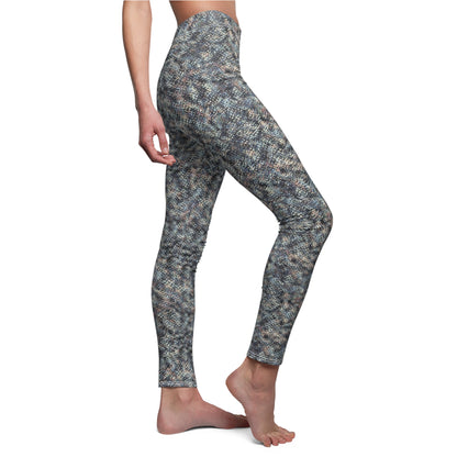 Women's Cut & Sew Casual Leggings "MEZZO" col. Pink Cloud