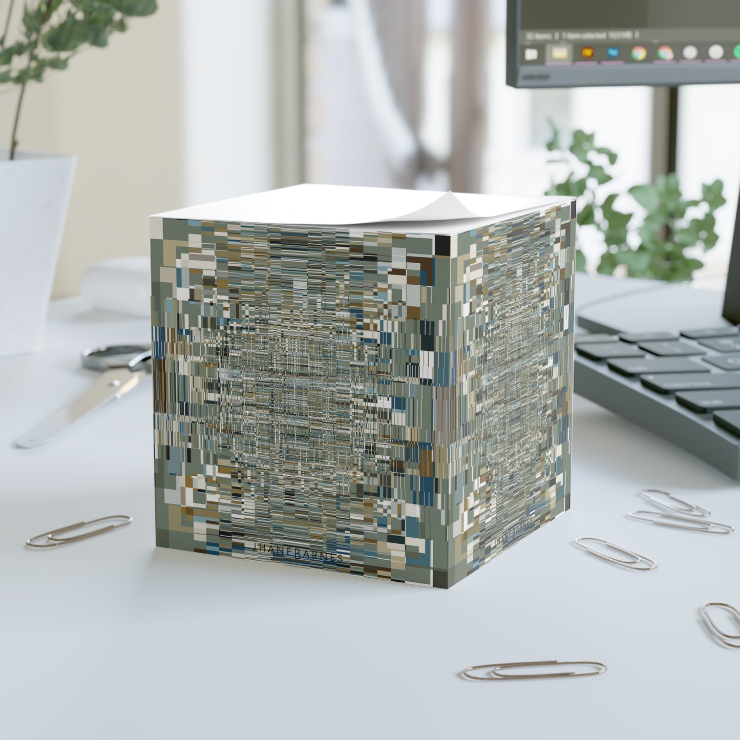 Note Cube "SUSPENSION" col. Mint Chocolate