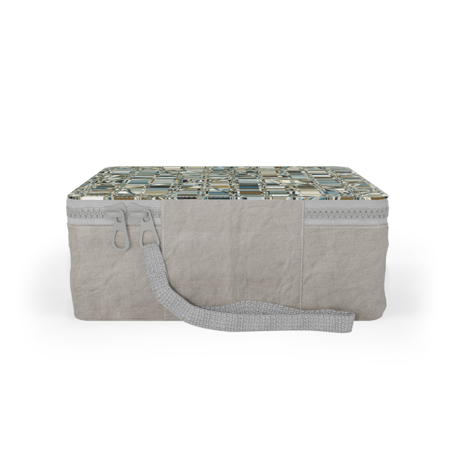 Zip Lunch Box "GRIDWRAP" col. Mint Chocolate