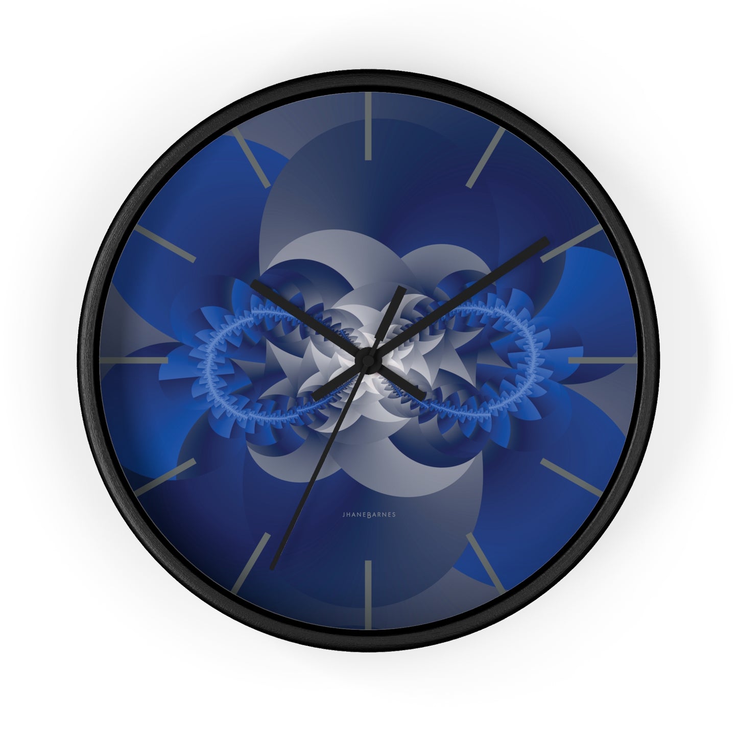 "INFINITY"  col True Blue, a Jhane Barnes custom designed Wall Clock