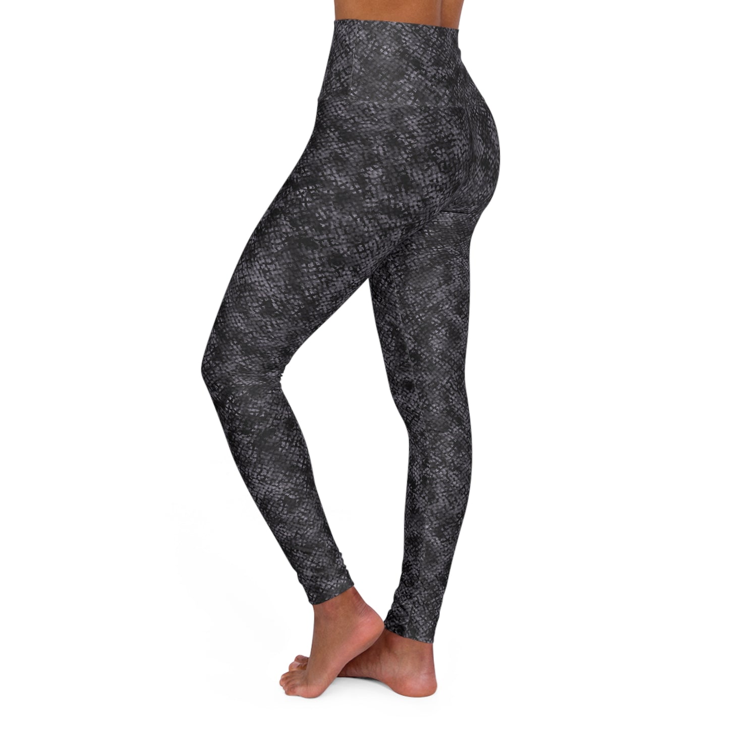 High Waisted Yoga Pants "MEZZO" col Tint, Jhane Barnes custom design