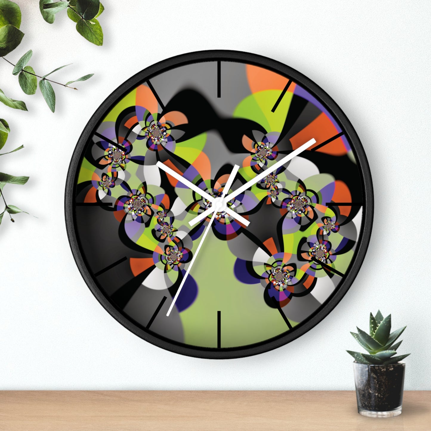 "MONDRIAN"  Jhane Barnes custom designed Wall Clock