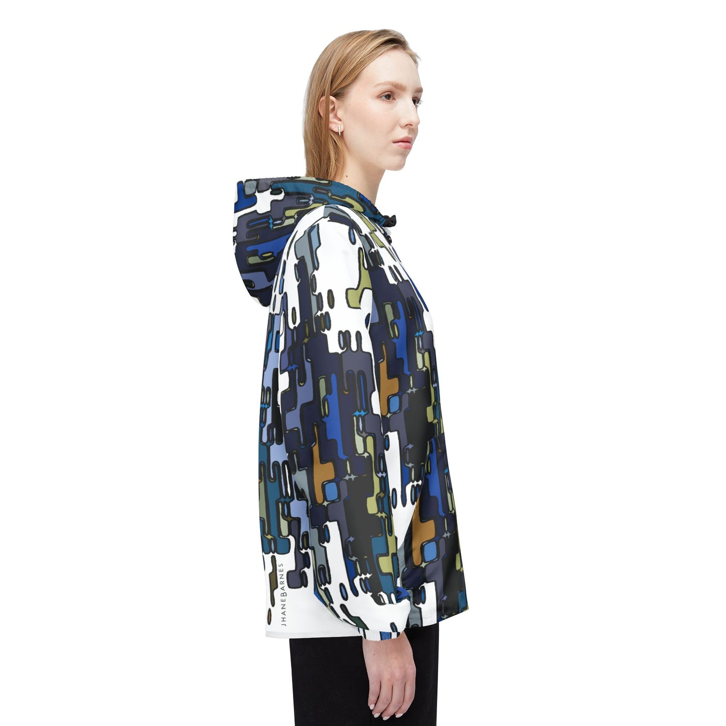 Windbreaker Jacket "CIRCUIT" col. Blue Jeans