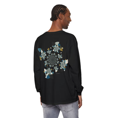 Unisex Long Sleeve T-Shirt "FLORAHEDRON" Perfect for Casual Comfort and Unique Style