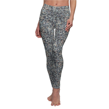 Women's Cut & Sew Casual Leggings "MEZZO" col. Pink Cloud