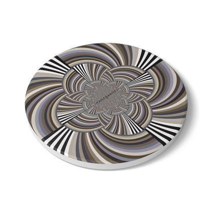 Ceramic Coaster "STRIPE INVERSION"