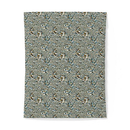 Cotton Duvet Cover "SLICE" col. Mint Chocolate