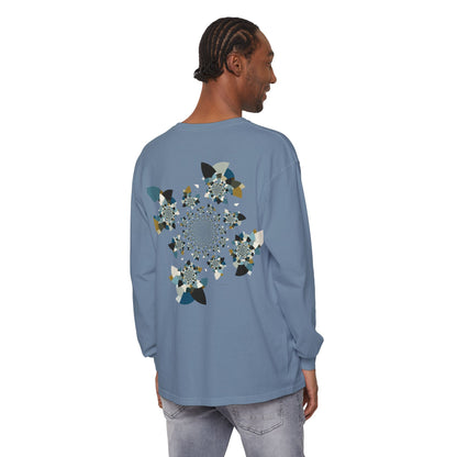 Unisex Long Sleeve T-Shirt "FLORAHEDRON" Perfect for Casual Comfort and Unique Style