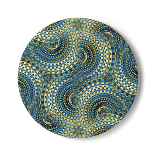 Ceramic Coaster "LAYERED GEARS"
