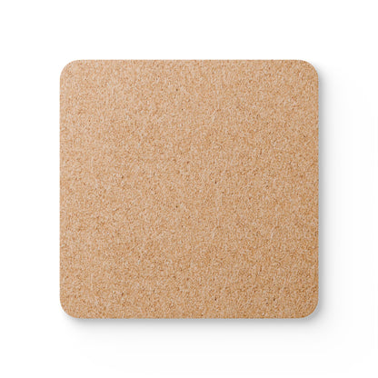 Corkwood Coaster Set  (4 pcs)  "GRIDWRAP" col Bandwidth