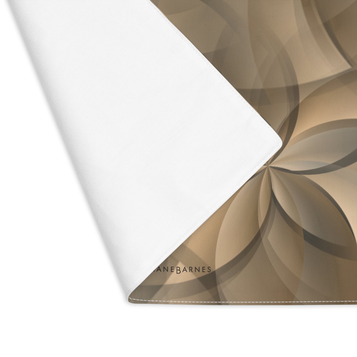 "FLORA" col Sand Dune Placemat Jhane Barnes custom design