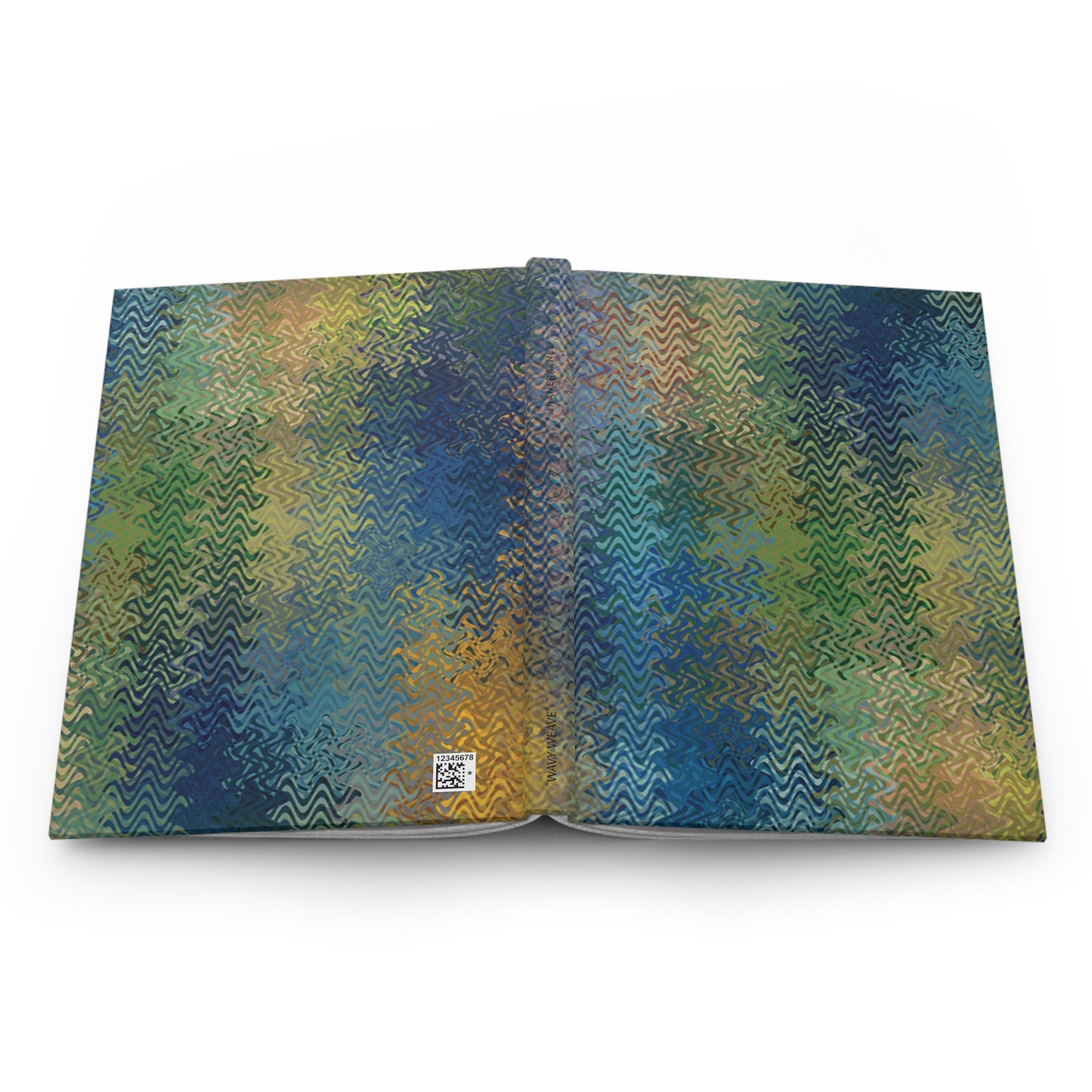 Hardcover Journal Notebook "WAVY WEAVE"