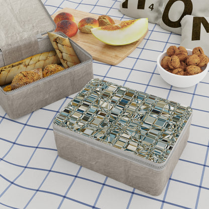 Zip Lunch Box "GRIDWRAP" col. Mint Chocolate