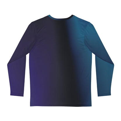 Men's Brushed poly Tee "TEAL APPEAL" Design (long sleeve)