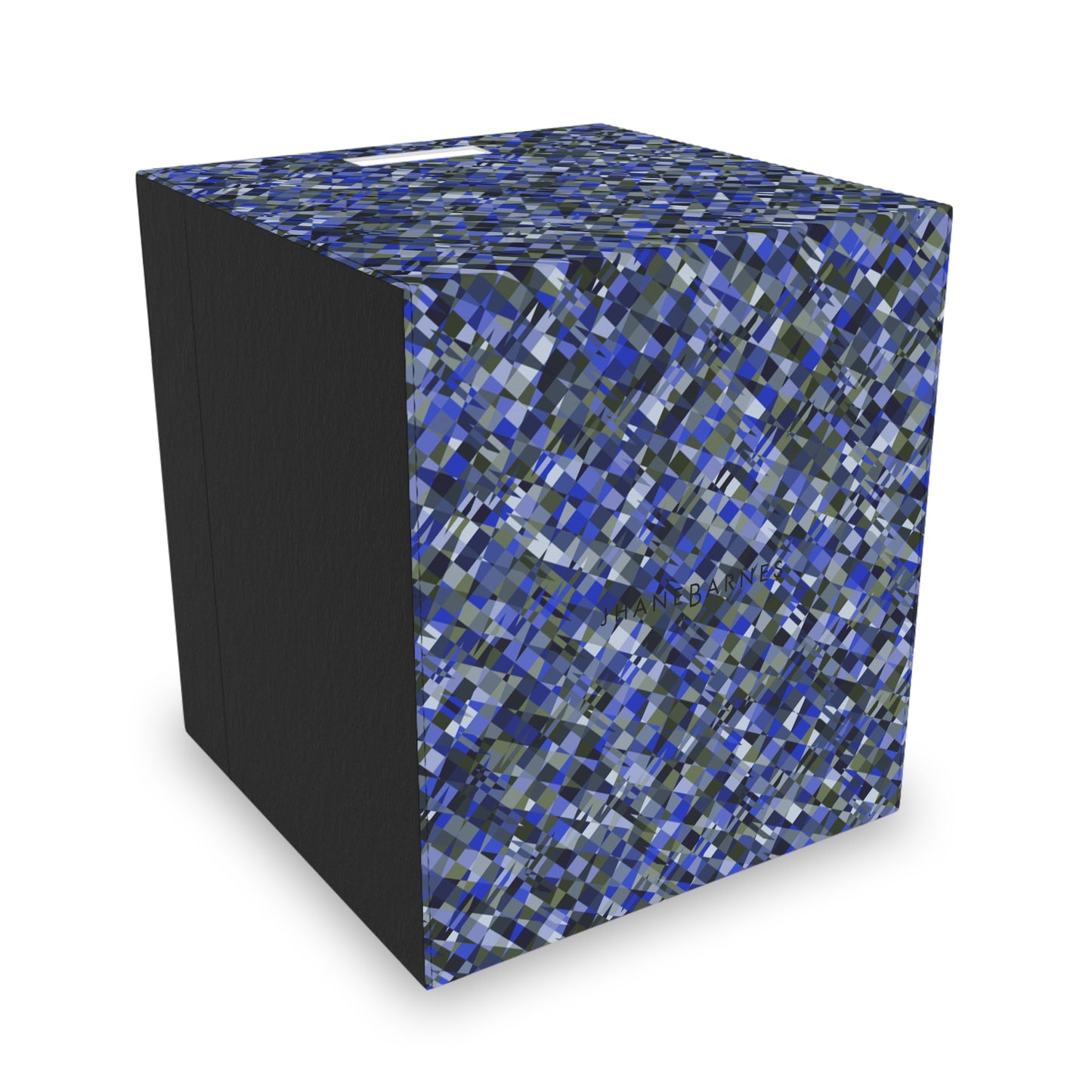 Felt Storage Box "MADRAS MAYHEM" Blue (1 box/no furniture)