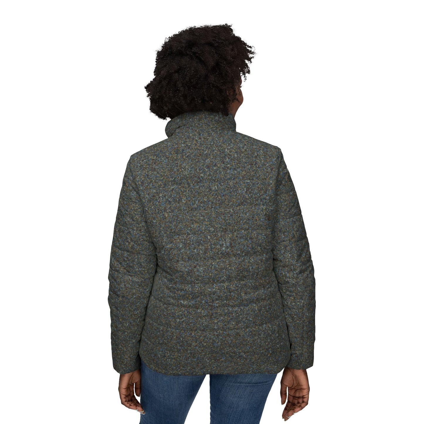 Women’s Puffer Jacket "TEXTURE" col-24  Jhane Barnes custom design