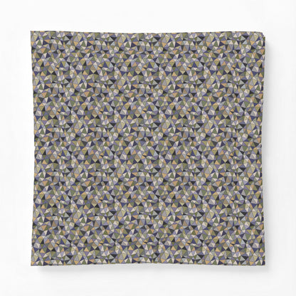 Cotton Comforter "LATTICE" col. Moss Behaving