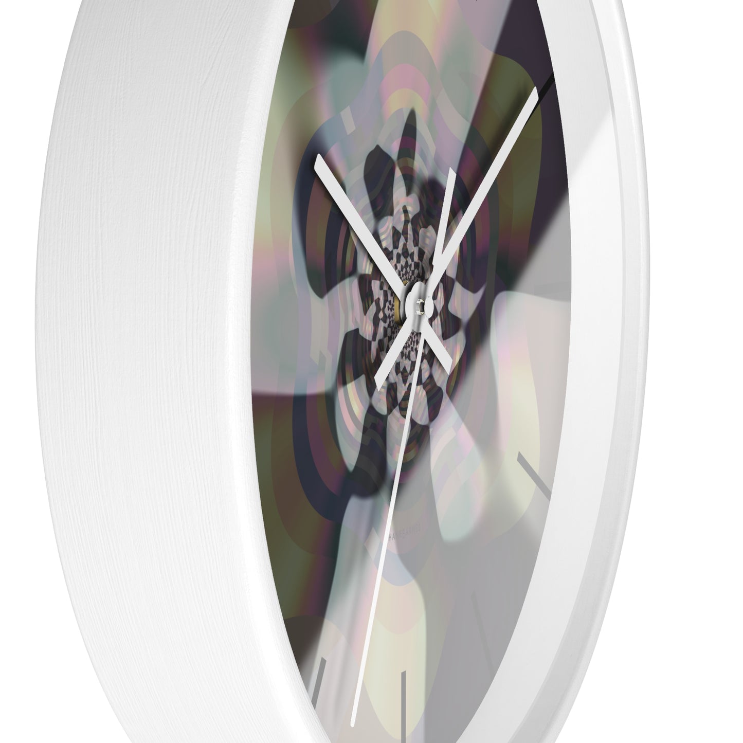 "TRIPPED SYMMETRY" JB custom designed Wall Clock